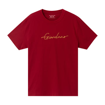 Giordano Signature Slim Fit Cotton T-Shirt
