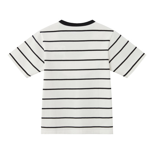 Minions Pattern Striped Tee