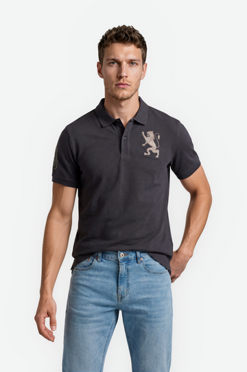 Embroidered 3D Lion Slim Fit