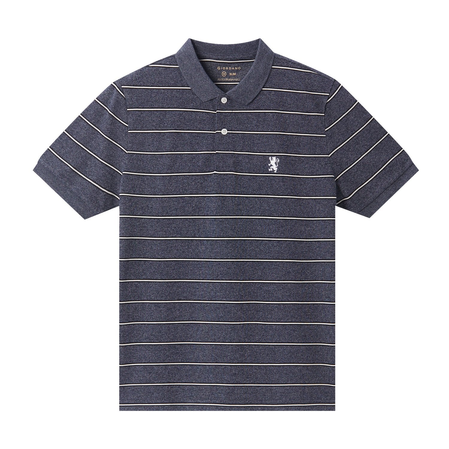 Slim Fit Stripe Polo