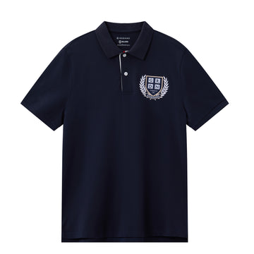 Polo with Badge Embroidery