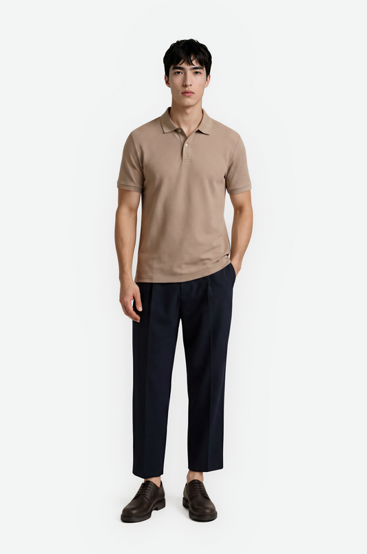 Waffle Polo Slim Fit