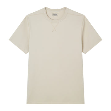 Waffle Knit Crew Neck Tee