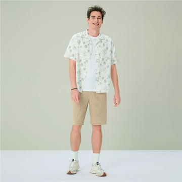 Linen Cotton Pattern Shirt