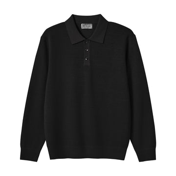 Anti-Static Polo Collar Sweater