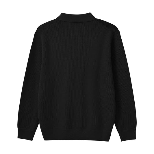 Anti-Static Polo Collar Sweater