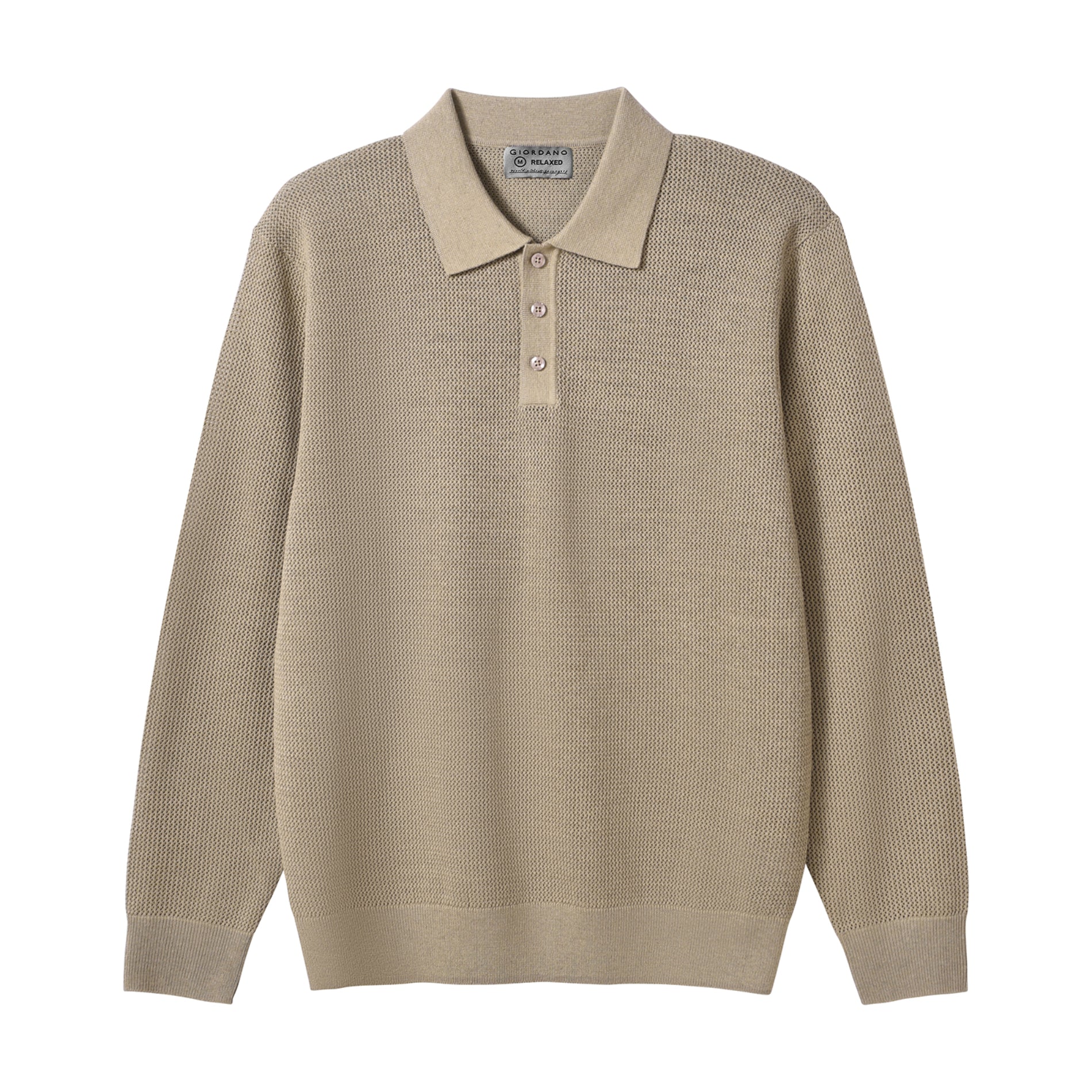 Anti-Static Polo Collar Sweater