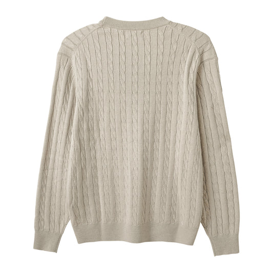 Anti-Static Cable Knitted Sweater