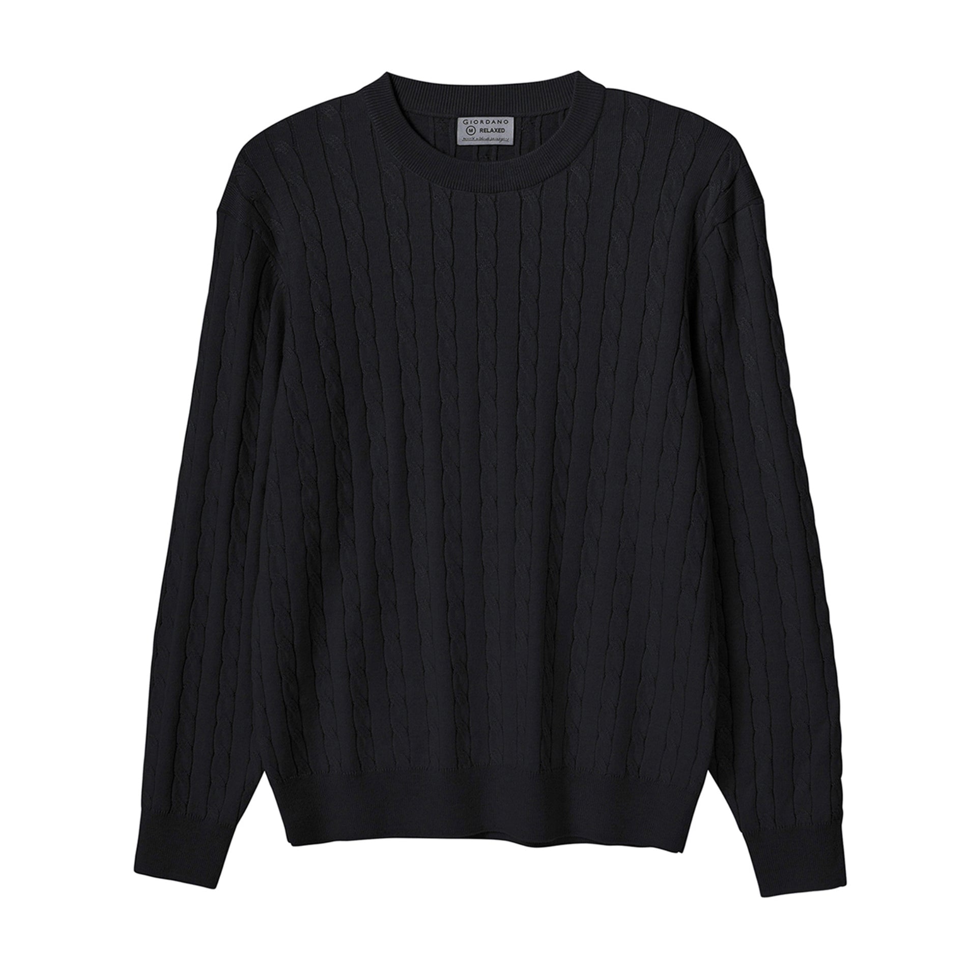Anti-Static Cable Knitted Sweater