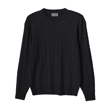 Anti-Static Cable Knitted Sweater