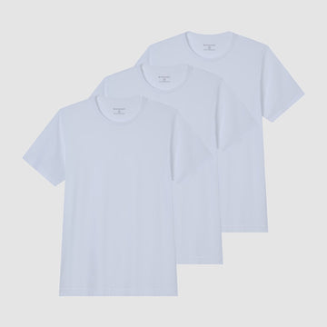 3-Pack Cotton Crew Neck Tees