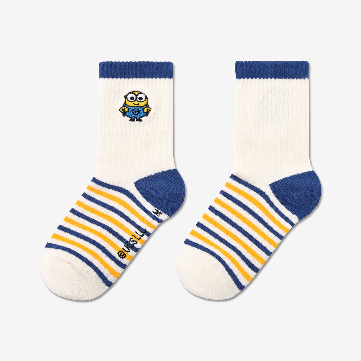 2-Pair Minions Long Socks (Blue)