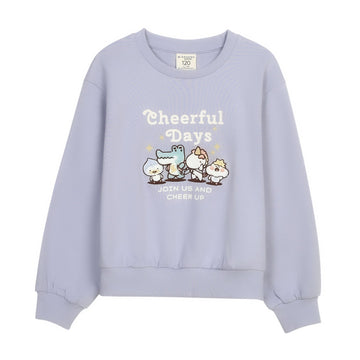 Thematic Embroidered French Terry Sweatshirt