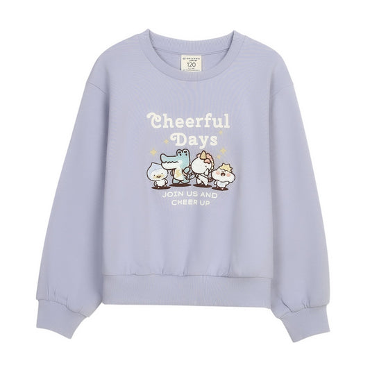 Thematic Embroidered French Terry Sweatshirt