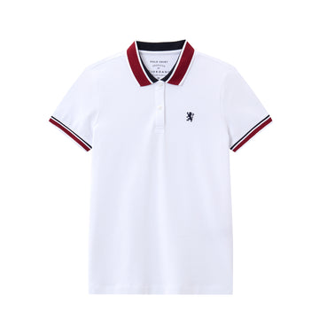 Polo with Lion Embroidery