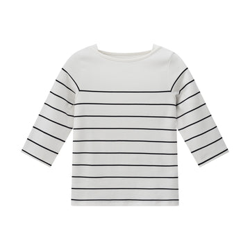 Longline Autumn Stripe Tee
