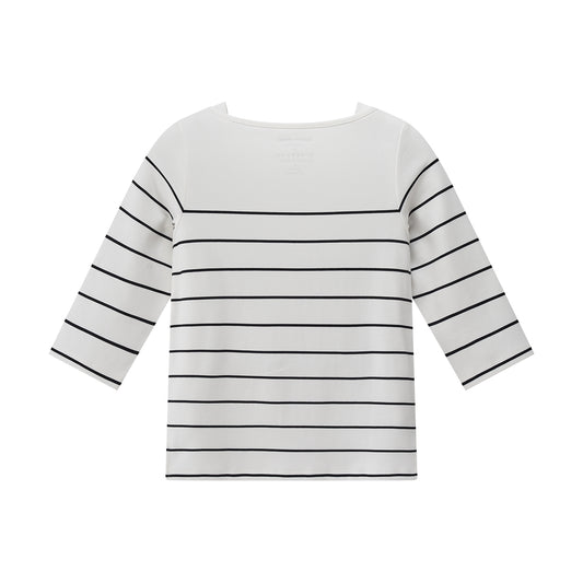 Longline Autumn Stripe Tee