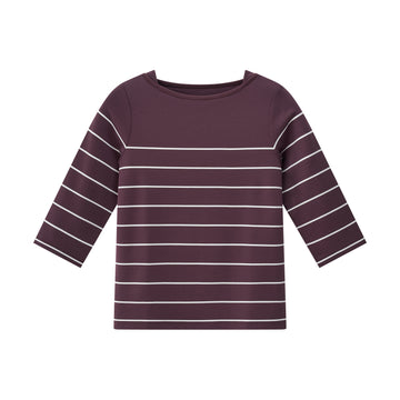 Longline Autumn Stripe Tee