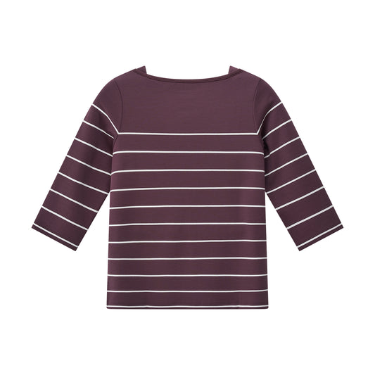 Longline Autumn Stripe Tee