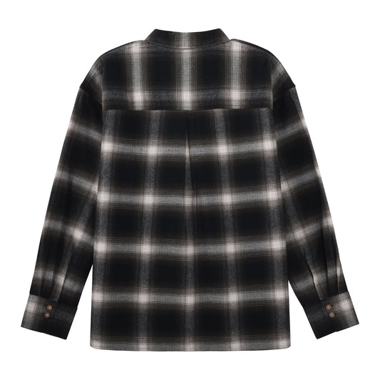 Smoke Grid Flannel