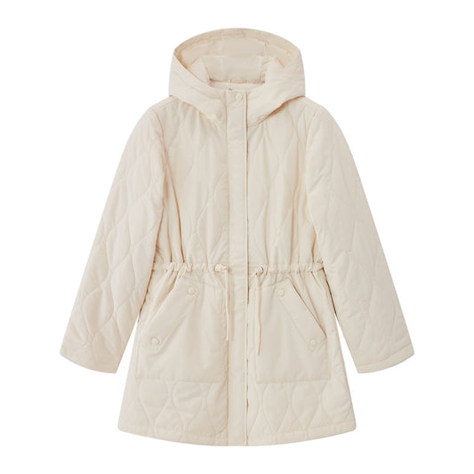 Wave Stitch Winter Coat