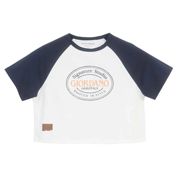 Printed Crop Tee