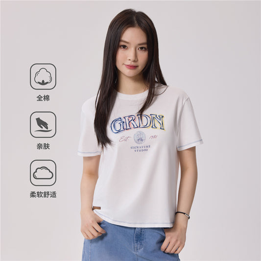 Printed Boyfriend Tee