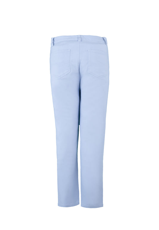 High-Waisted Twill Pants