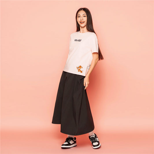 High-Waist Nylon Skirt