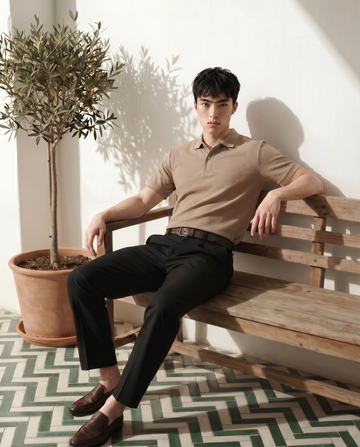 Waffle Polo Slim Fit